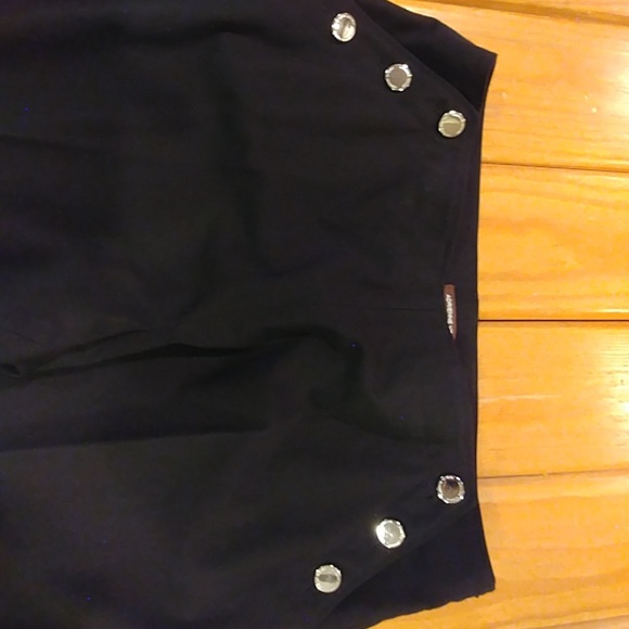Adrienne Vittadini black nautical slacks size 14 - Picture 2 of 3